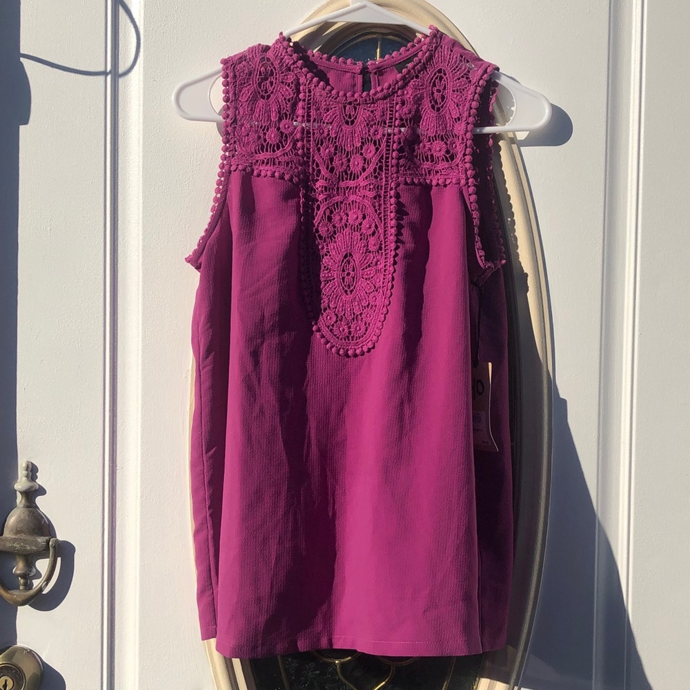 Deep Violet Halogen Tank Top